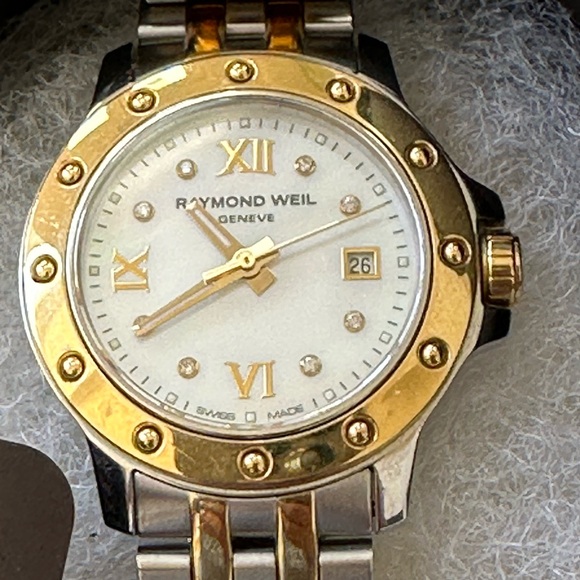 Raymond Weil Gold and  stainless steel Women's  tango 5399 watch - Picture 1 of 12